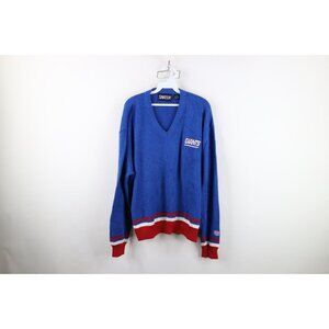 Vintage 80s 90s Starter Mens XL New York Giants Football Ribbed Knit Sweater